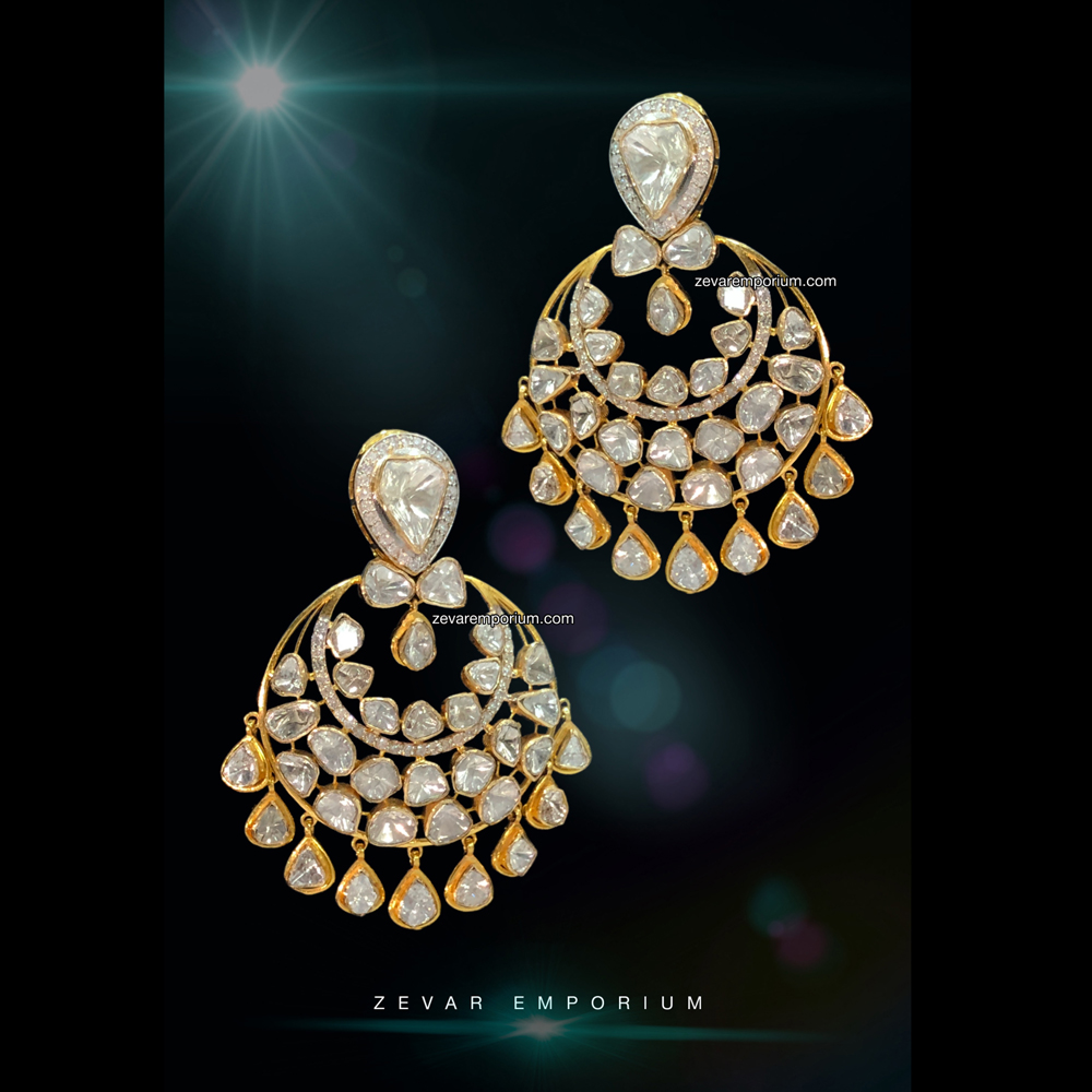 Champagne clip on earrings | Rebekajewelry